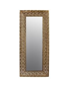Decorative mirror ''Ceria'', glass, metal, gold, 70x9.5xH160 cm