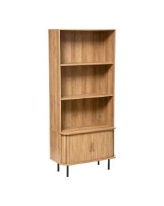 Bookcase, Colva, mdf, brown, 80x40xH179.5 cm