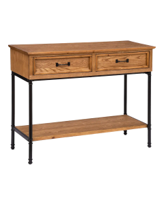 Mobilje korridori, Danik, mdf/druri, kafe/ e zezë, 110x40xH85 cm