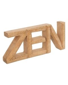 Decorative object, Zen, mango wood, brown, 23x3xH10 cm