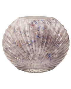 Decorative vase, Shell, glass, colorful, 20x6.5xH16.5 cm