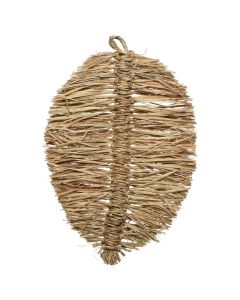 Dekorues muri, Leaf, jute, Natyrale, 50xH75 cm