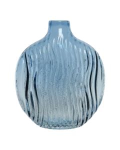 Decorative vase, glass, Blue, 10x20xH24 cm
