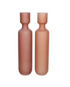 Vazo dekorative, qelq, Të ndryshme, Ø8xH35 cm