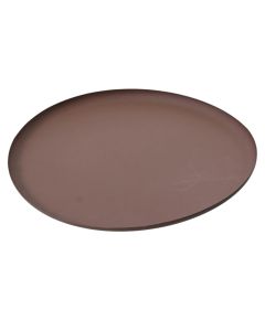 Pjatë dekorative, metalike, terrakotë, Ø42 cm