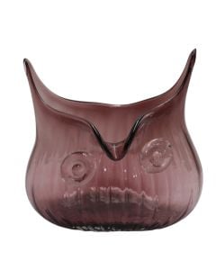 Decorative vase, glass, red