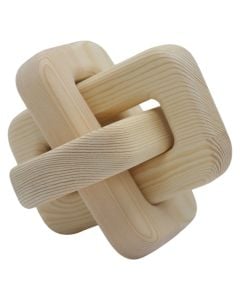 Decorative object, resine, beige