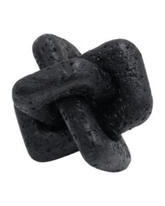 Decorative object, resine, black