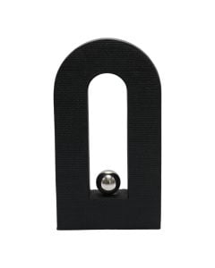 Decorative object, ceramic, black, 16x5.1x H29 cm