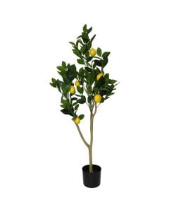Decorative tree, Lemon, plastic, assorted, 1.2 m