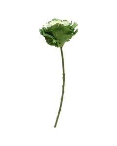 Lule artificiale, plastike, jeshile/e bardhë, 40 cm