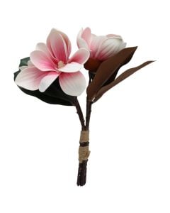 Artificial flower, plastic, white, 27 cm