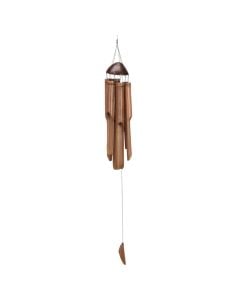Decorative hanging, bamboo, brown, 15x54 cm