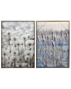 Pikturë, "Snow", 3.5x73x103cm