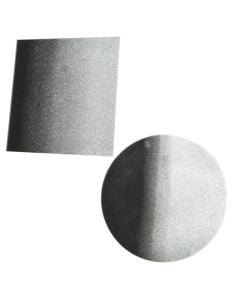 Decorative plate, glass, silver, Dia.20 cm