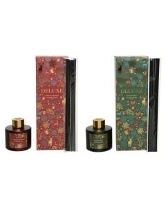 Aromatic diffuser, oil/glass, red, 7.6x7.6xH22.7 cm