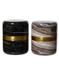 Tavolinë anësore, hekuri, të ndryshme, Ø37.5xH30 cm