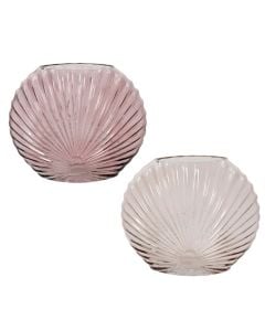 Decorative vase, glass, assorted, 24x12xH20 cm