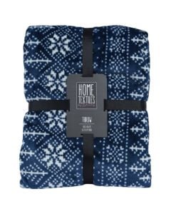 Batanije, poliestër, blu e errët, 150x130xH0.5 cm