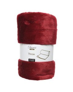 Batanije, poliester, e kuqe, 130x150 cm