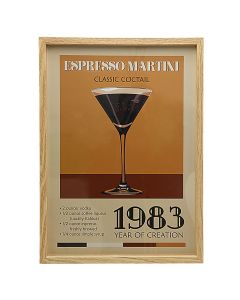 Wall decorator, MDF frame, multicolor, 40 cm