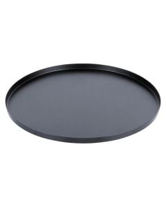 Pjatë dekoruese, inoksi, e zezë, dia.30 cm