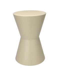 Tavolinë anësore, metalike, pana, Dia.29xH45 cm