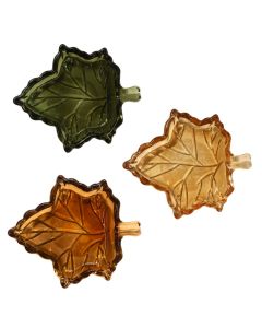 Tealight holder, glass, assorted, Dia.14 cm