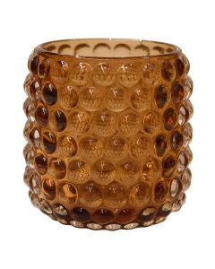 Tealight holder, glass, assorted, 8x8 cm