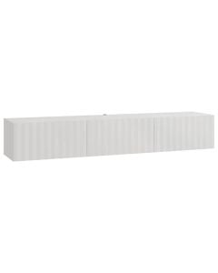 TV unit, Antibes, MDF, white, 192x42xH32 cm
