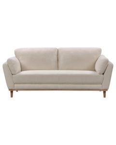 Divan 2-vendësh, tapiceri tekstili+lëkure, pana, 109x88xH59 cm