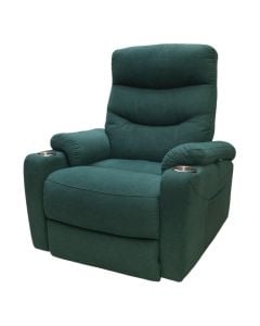 Armchair, textile upholstery, black, 85x92xH106 cm