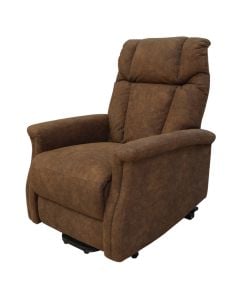 Armchair, textile upholstery, grey, 82x82xH66 cm