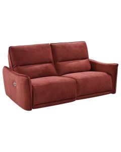 Divan 2-vendësh, elektrik, tapiceri tekstili, bordo, 150x91xH91  cm
