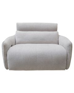 Armchair, textile upholstery, light grey, 140x96xH80 cm