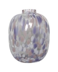 Decoraative vase, glass, clear, Dia.20xH24.5 cm