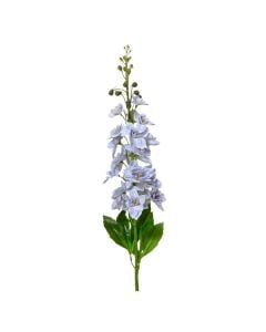Decorative flower, polyester, green/lilac, Dia.12xH86 cm