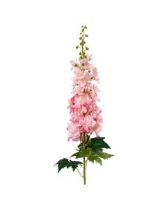 Decorative flower, polyester, green/pink, 19x11xH93 cm