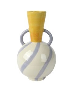 Decorative vase, porcelain, multicolor, Dia.15.5xH26.5 cm
