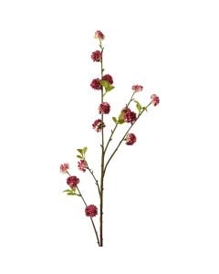 Artificial tree branch, polyestre, dark red, 17x5xH100 cm