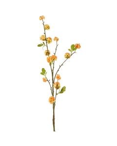 Artificial tree branch, polyestre, orange, 17x5xH100 cm