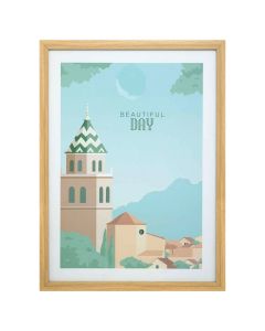 Pikturë e printuar, Francois, mdf, shumëngjyrëshe, 30x2.6xH40 cm