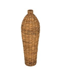 Vazo dekoruese, Percy, çeliku/ratani, kafe, Dia.18xH57 cm