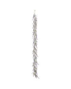 Garland, Lavander, polyethylene, green/lilac, 18x18xH183 cm
