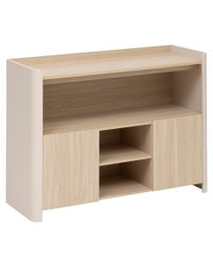 Raft, Roundy, mdf, bezhë, 110x40xH80 cm