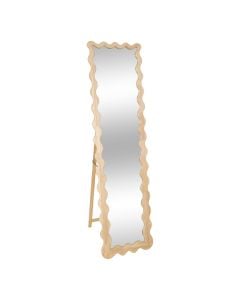 Stand mirror, Broke, glass/mdf, natural wood, 48xH180 cm