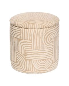 Stool, Nubo, mdf, bezhë, Dia.31xH34 cm