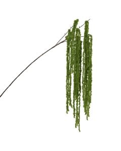 Artificial branch, polyester, green, 15x5xH80 cm