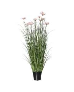 Artificial flower in pot, pvc, multicolor, Dia.43xH90 cm