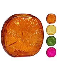 Vazo dekoruese, Lemon, qelqi, të ndryshme, H15 cm